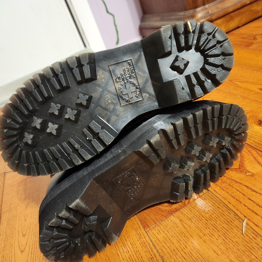 Dr. Martens 1460 Pascal Black Platform Boots - Picture 2 of 5